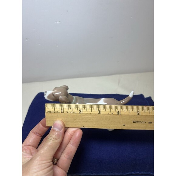 Lladro Figurine 5350 On Guard Beautiful Attentive Beagle Puppy Dog Retired - Picture 8 of 11